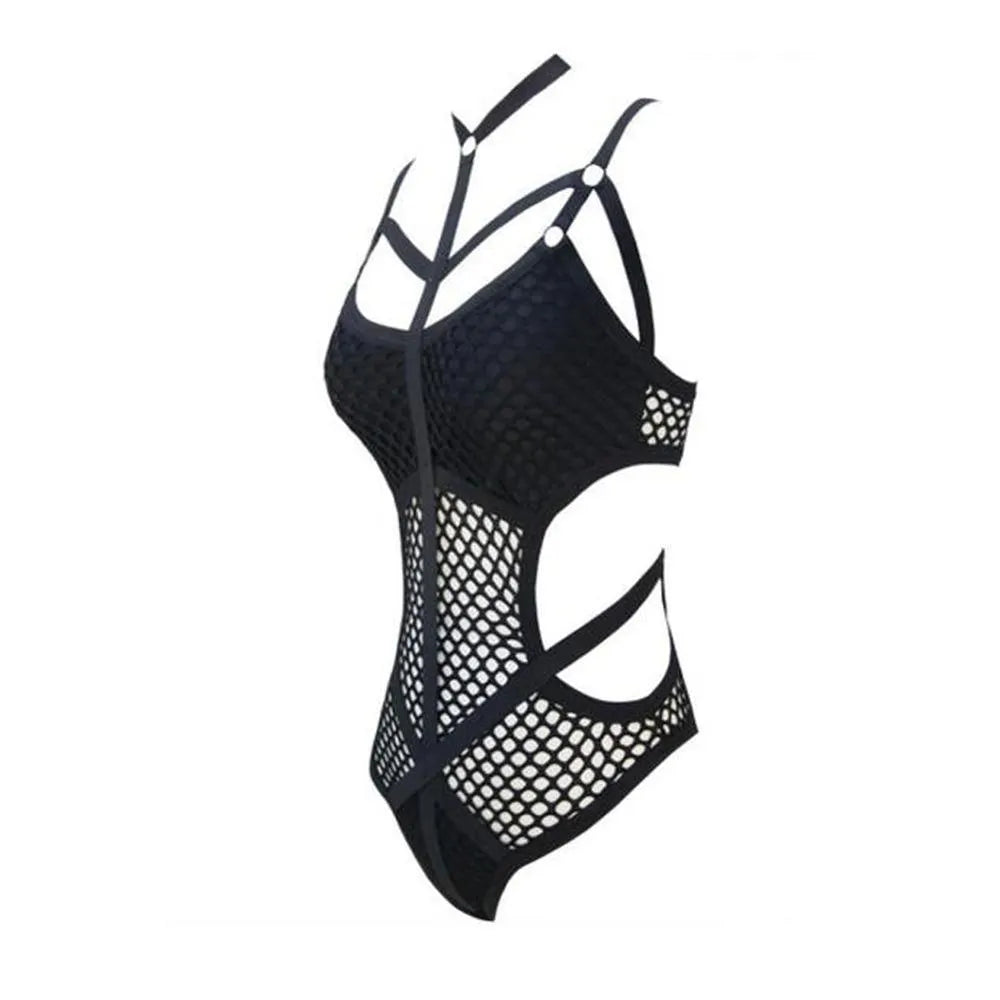 Gothic Fishnet Bodysuit