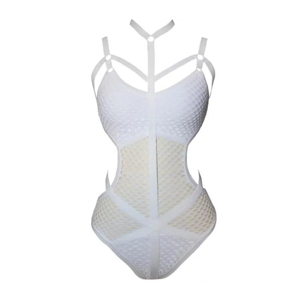 Gothic Fishnet Bodysuit