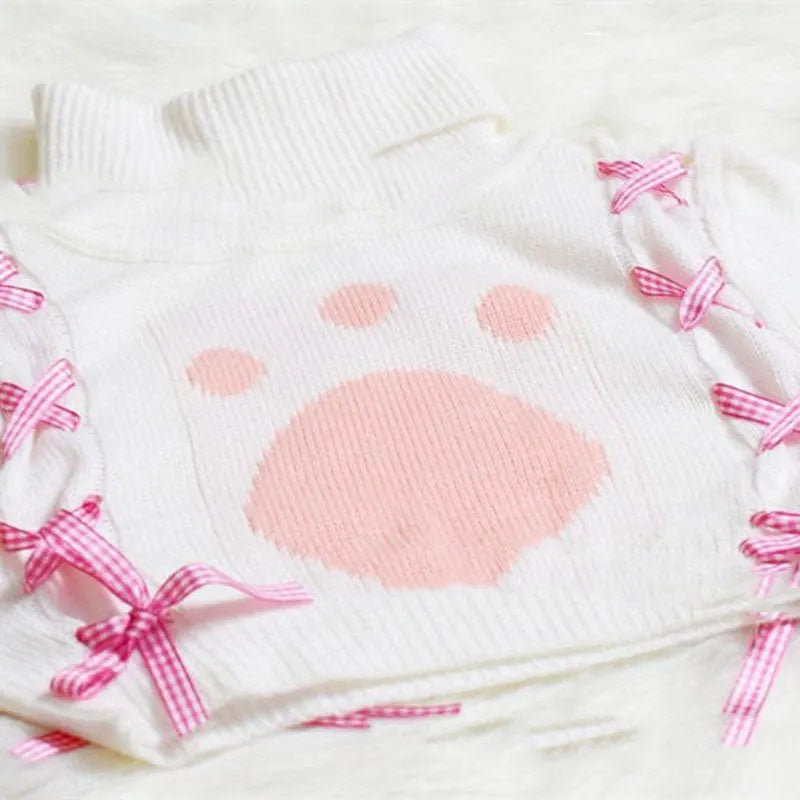 Heard It First Cat Paw Sweater
