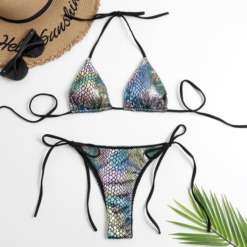 No Free Rides Colorful Bikini