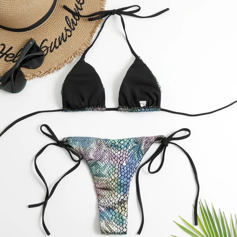 No Free Rides Colorful Bikini