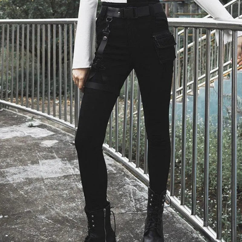 Buckle Punk Pants