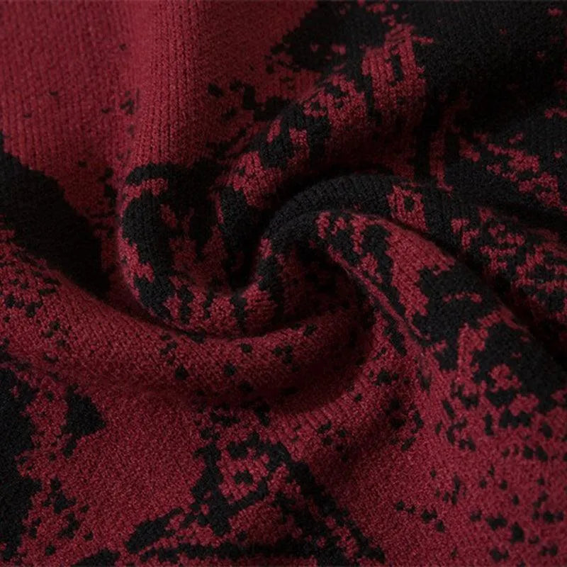 SHOW XIN DOU Print Sweater