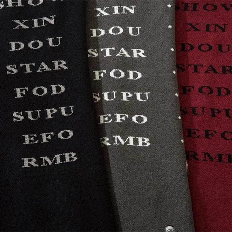 SHOW XIN DOU Print Sweater