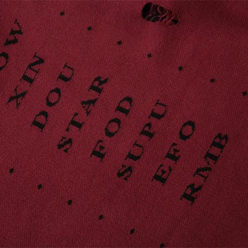 SHOW XIN DOU Print Sweater