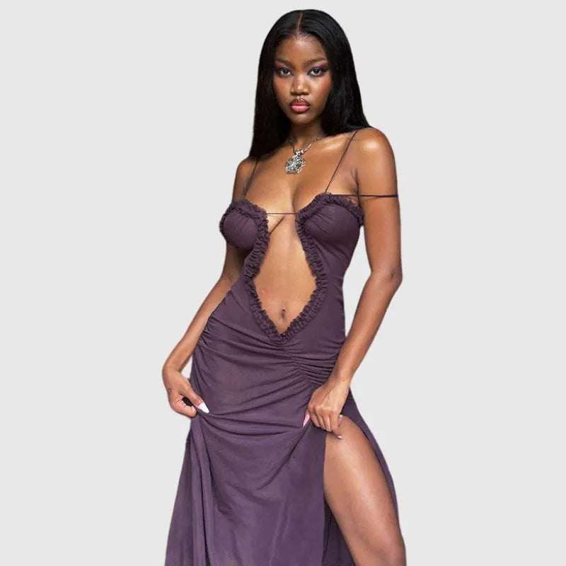 Spaghetti Hollow Out Dress