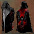 Vintage Totem Viking Art Hooded Jacket