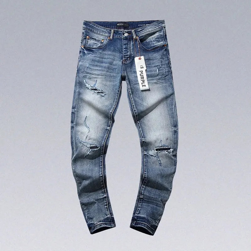 Vintage Fashion Purple Jeans