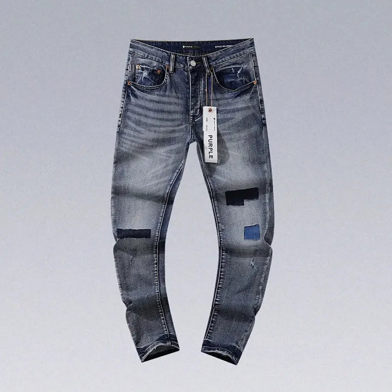 Vintage Fashion Purple Jeans