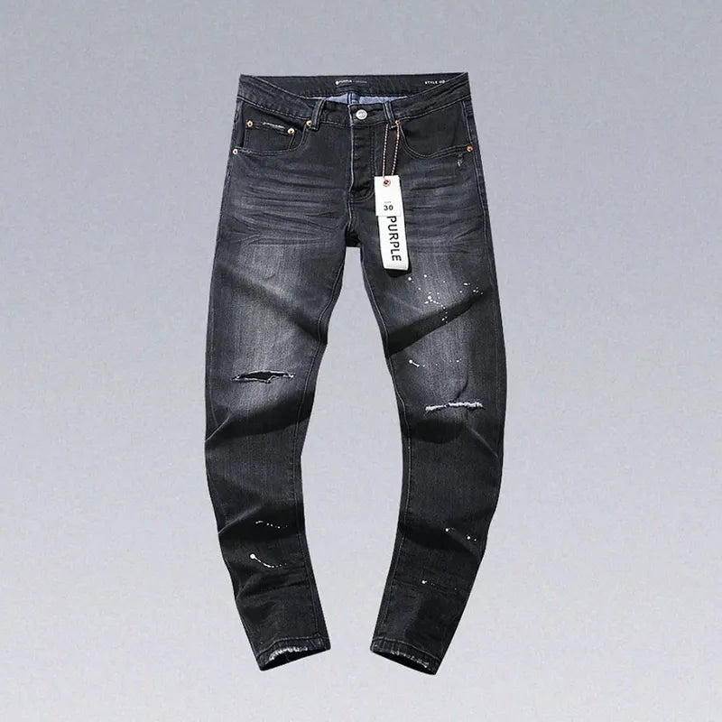 Vintage Fashion Purple Jeans