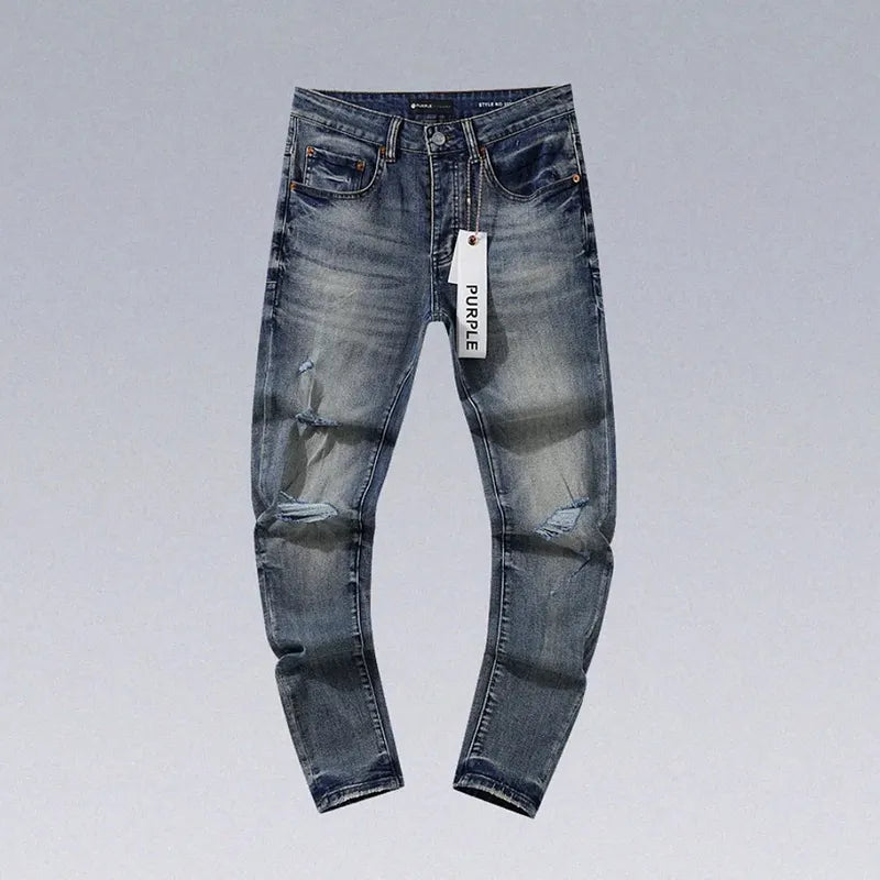 Vintage Fashion Purple Jeans