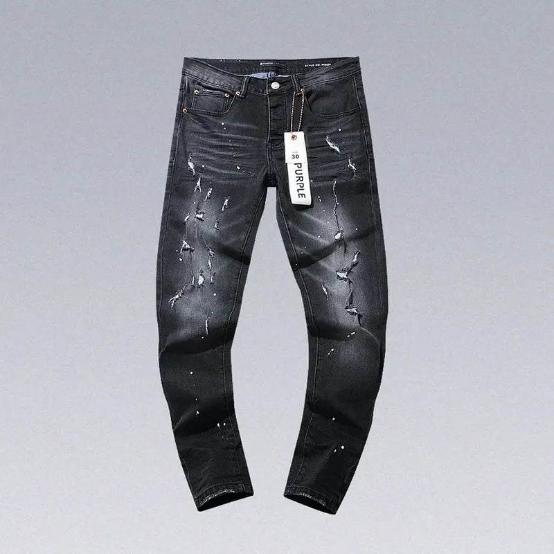 Vintage Fashion Purple Jeans