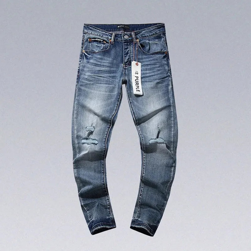 Vintage Fashion Purple Jeans