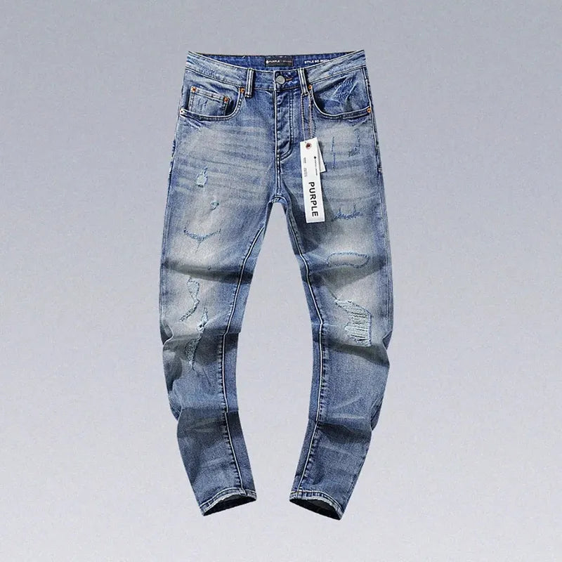 Vintage Fashion Purple Jeans