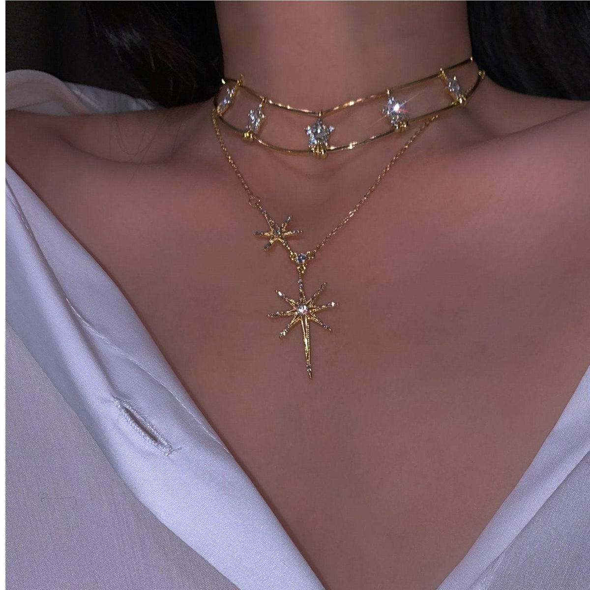 Sun Flower Dainty Necklace