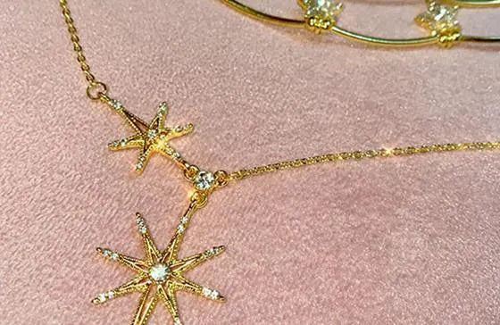 Sun Flower Dainty Necklace