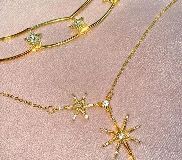 Sun Flower Dainty Necklace
