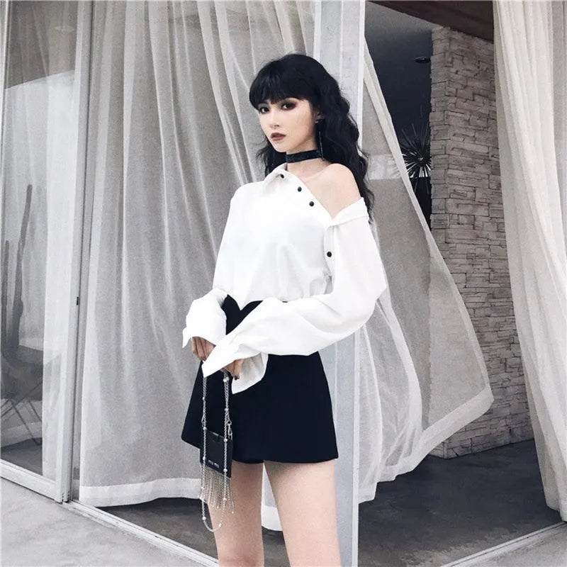 A-Line High Waist Shorts