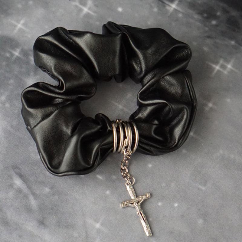 Cross Chain Hair Tie