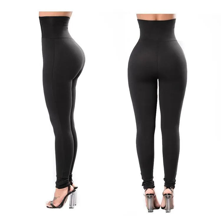 High Waist Black Tight Leggings