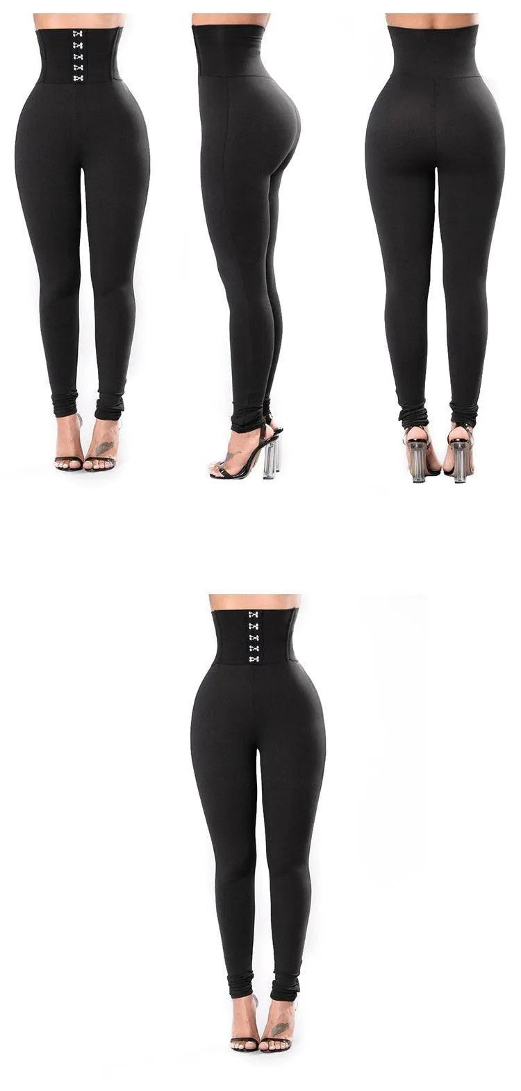 High Waist Black Tight Leggings
