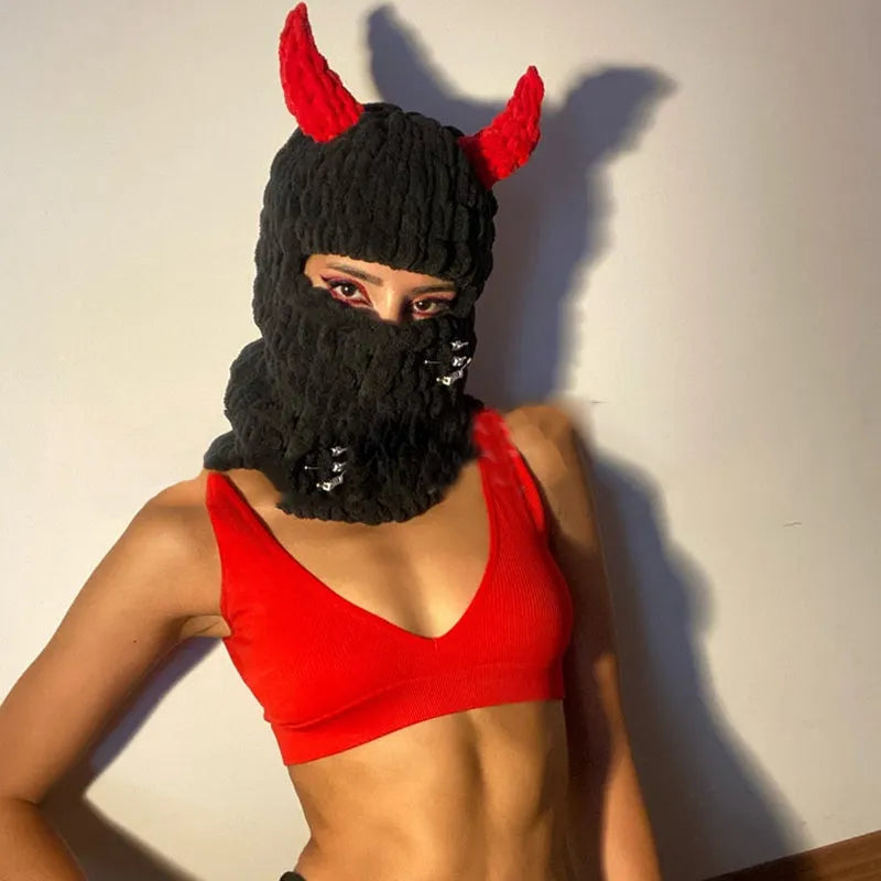 You Mean Us Devil Ski Mask Hat