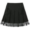 Lace Up Mini Skirt