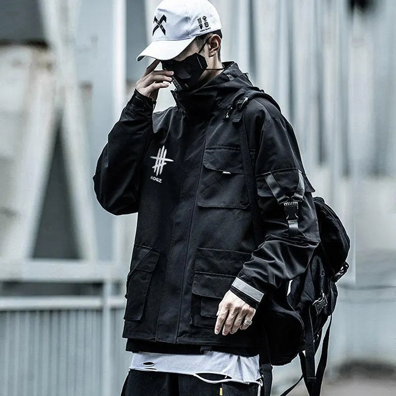 Hooded Tide Brand Jacket Functional Wind Coat