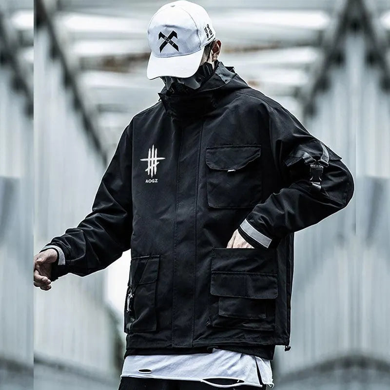 Hooded Tide Brand Jacket Functional Wind Coat