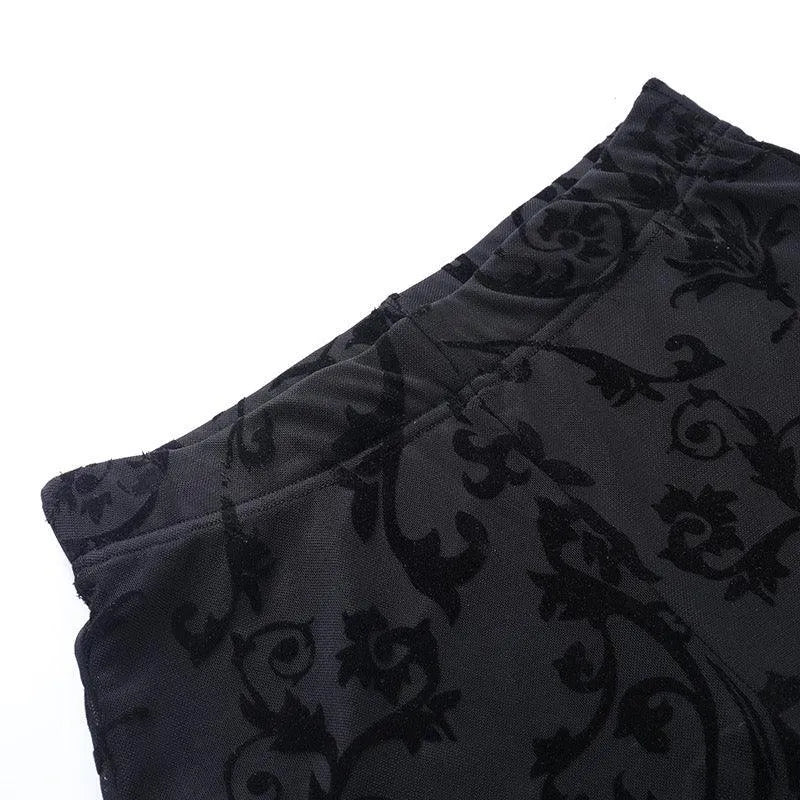 Make You Stay Lace Flare Pants