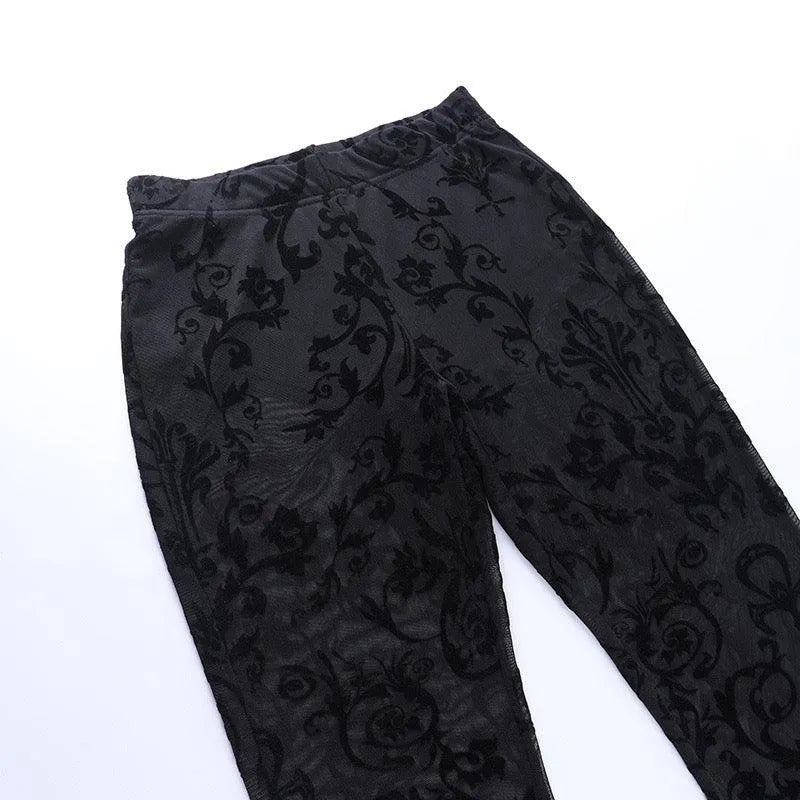 Make You Stay Lace Flare Pants