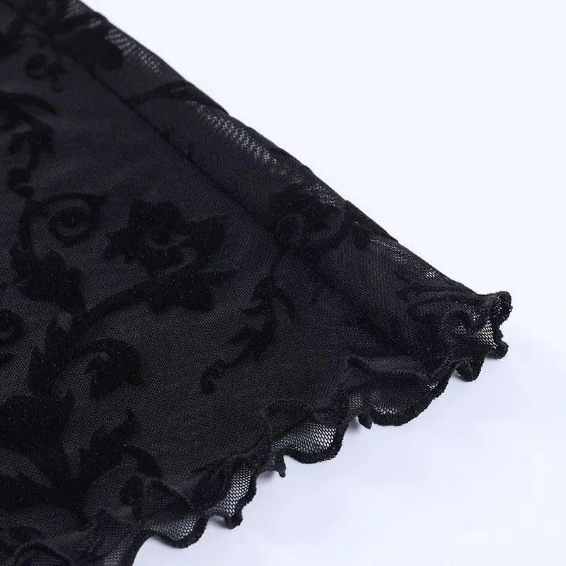 Make You Stay Lace Flare Pants