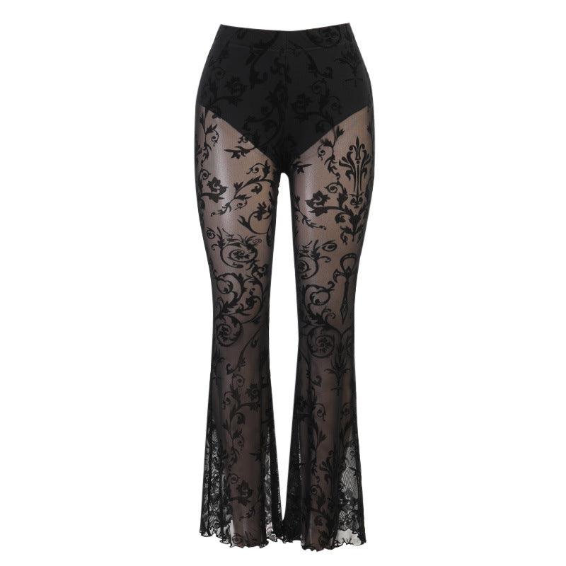 Make You Stay Lace Flare Pants