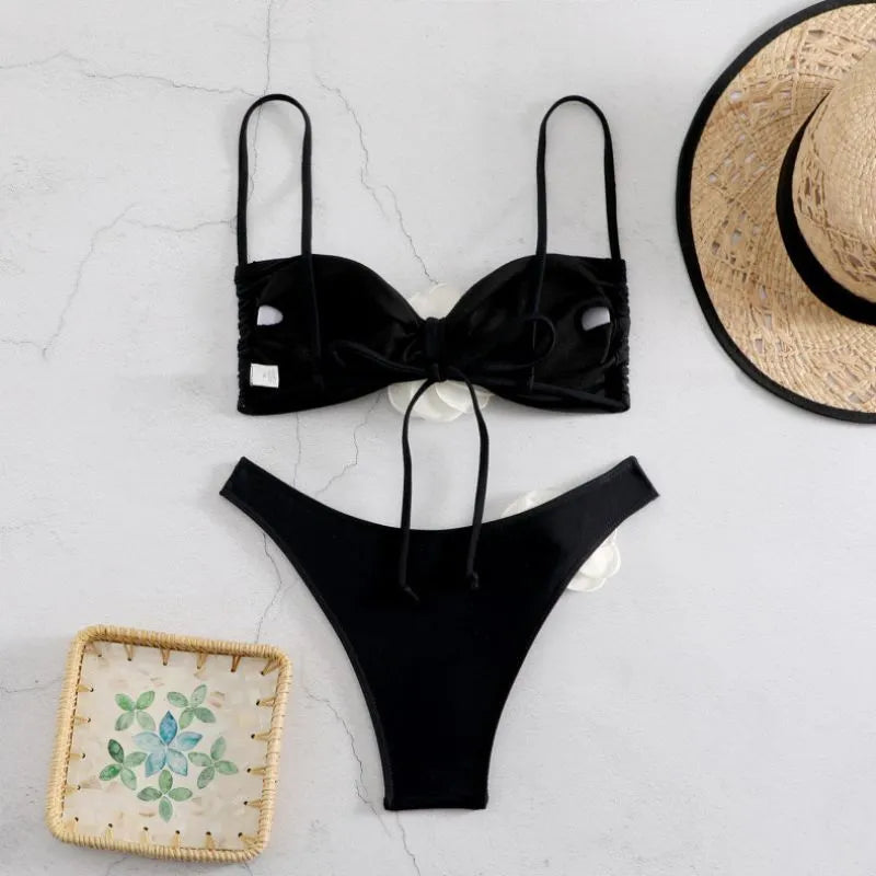 3D Flower Bikini Set