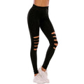 Noir Leopard Print Spandex Leggings