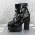 Women Buckle Boots