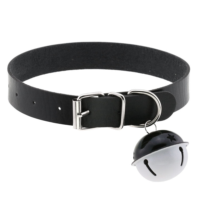 Gothic Two-color bell Pendant Choker