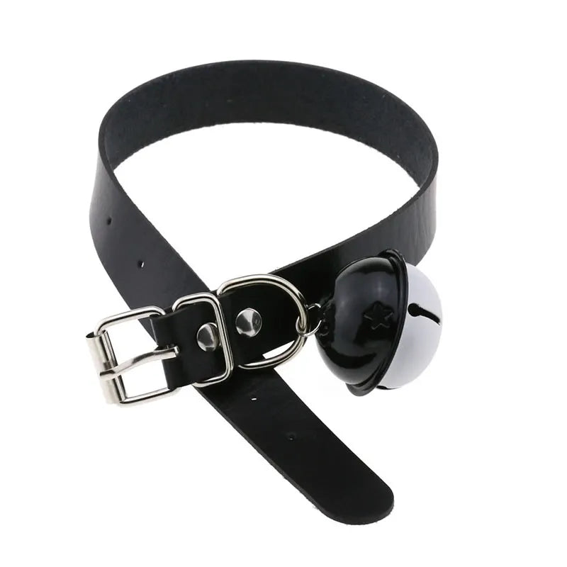 Gothic Two-color bell Pendant Choker