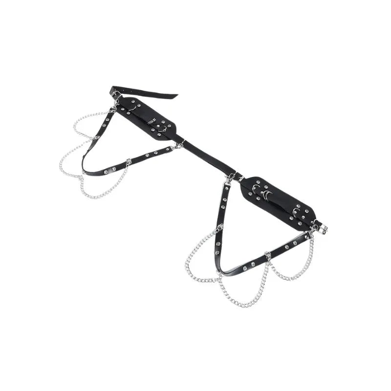 Vintage Embellished Leather Belt