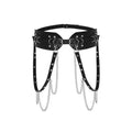 Vintage Embellished Leather Belt