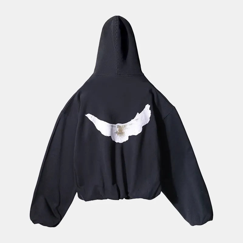 Peace Dove Oversized Unisex Hoodie