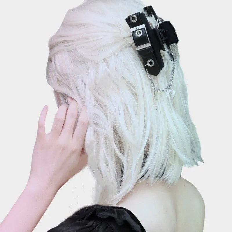 Love Heart Cross Hairpin
