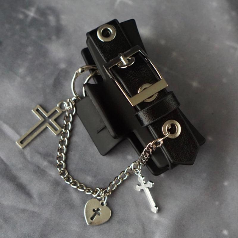 Love Heart Cross Hairpin