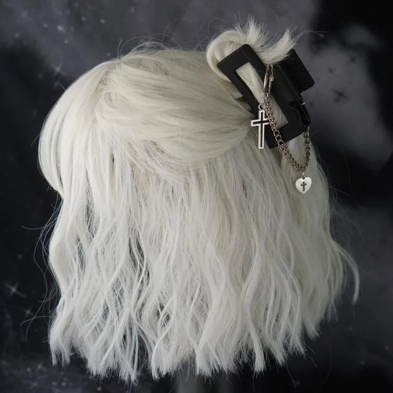 Love Heart Cross Hairpin