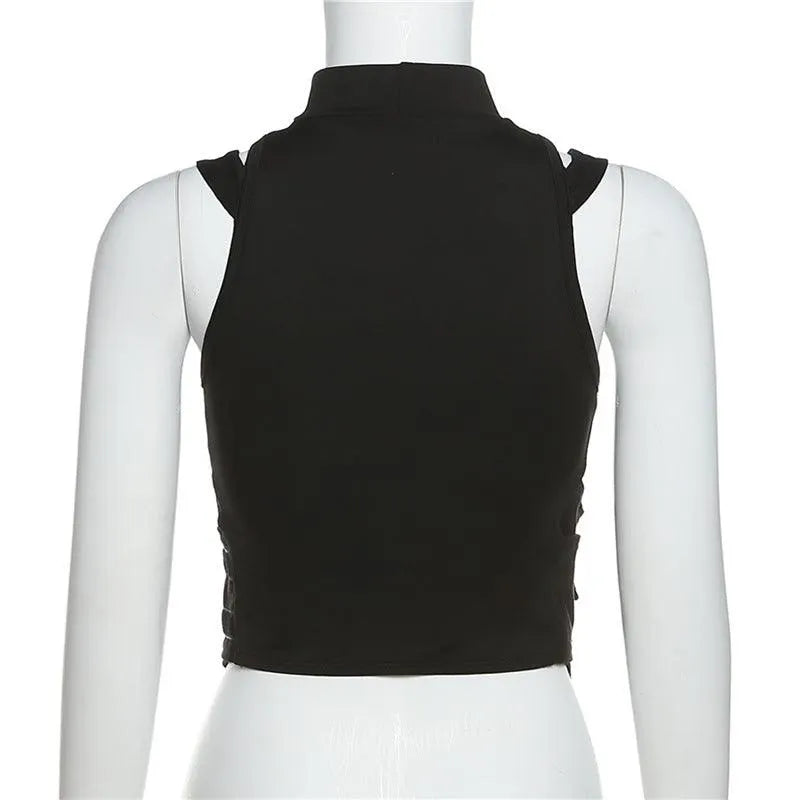 Gotta Calm Down Mesh Panelled Top
