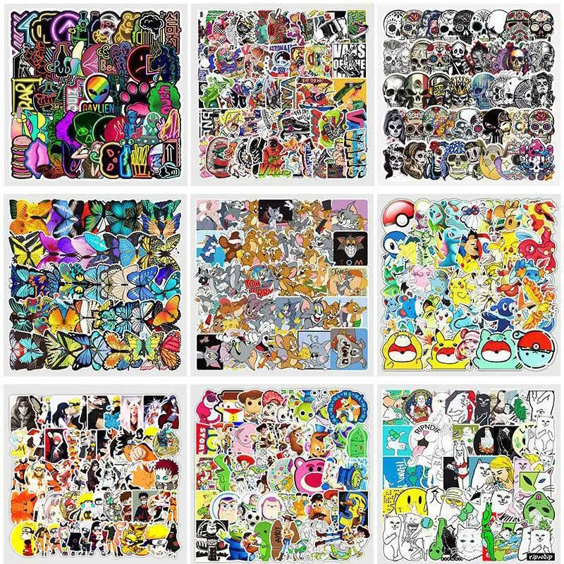 Graffiti Hand Account Trunk Car Decoration Sticker (50 pcs)