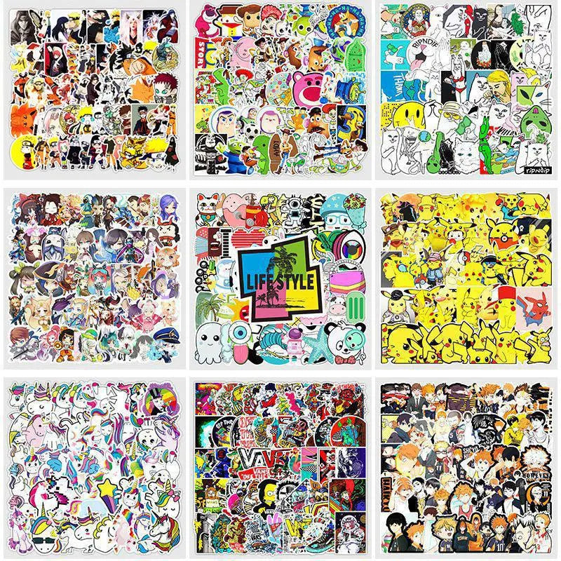 Graffiti Hand Account Trunk Car Decoration Sticker (50 pcs)