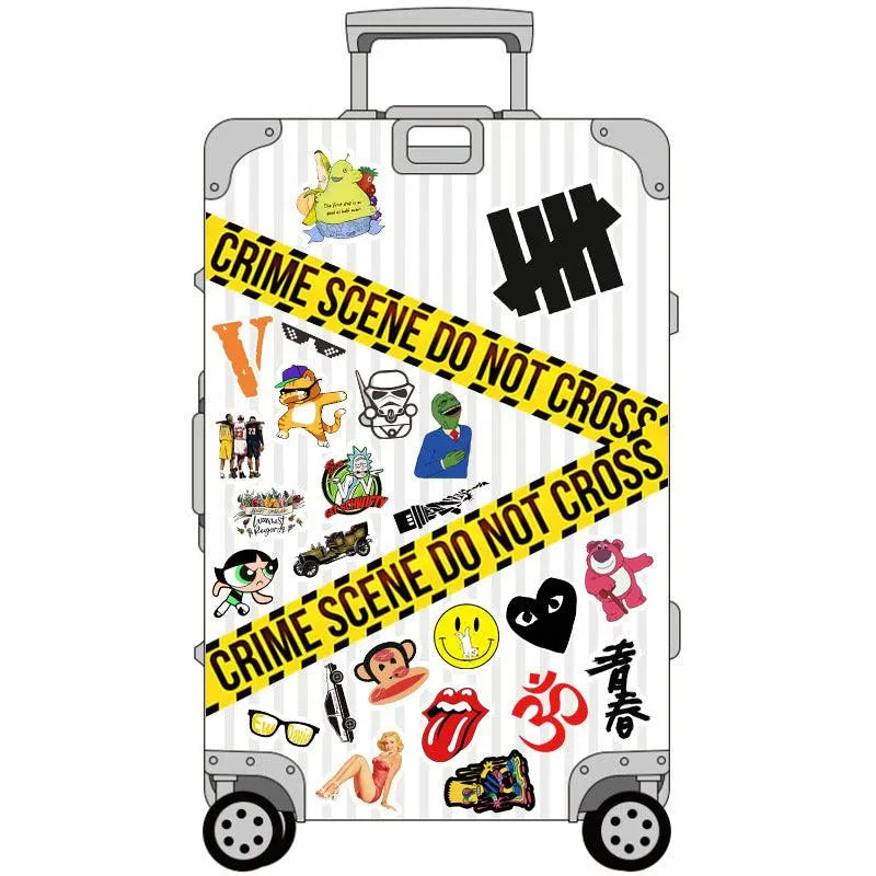 Graffiti Hand Account Trunk Car Decoration Sticker (50 pcs)