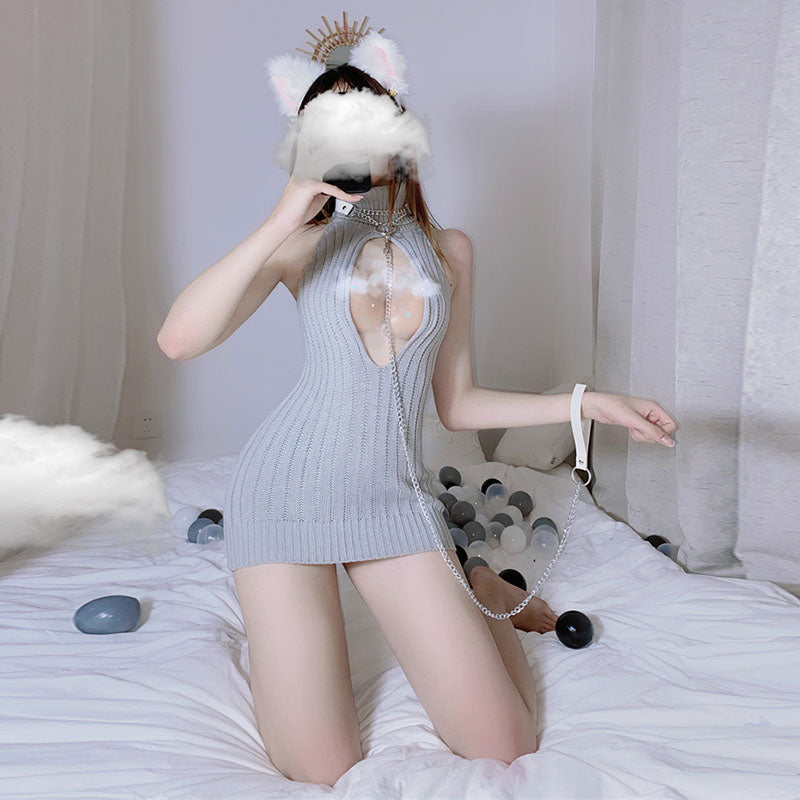 Treat Me Bad Killer Sweater Dress