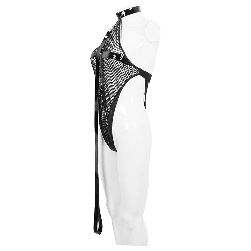 Break Me Up Mesh Bodysuit Lingerie